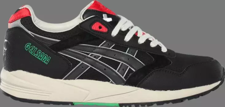 Лимитированные кроссовки patta x gel saga 'friends and family' Asics, черный