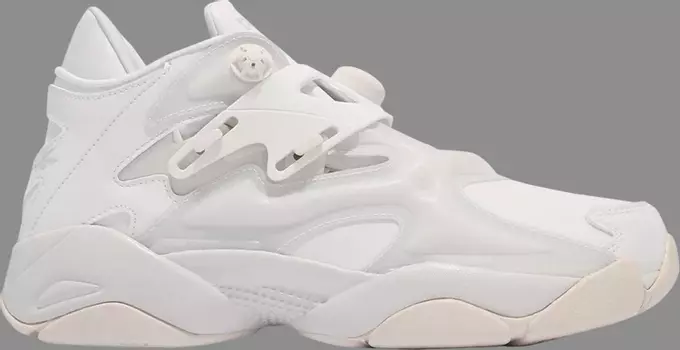 Лимитированные кроссовки pump court 'white ivory' Reebok, белый