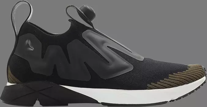 Лимитированные кроссовки pump supreme ultraknit Reebok, черный