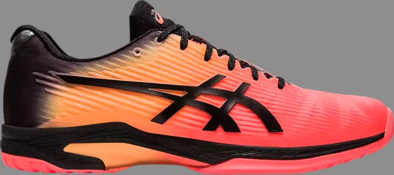 Лимитированные кроссовки solution speed ff 'modern tokyo - flash coral' Asics, апельсин