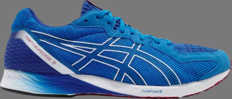 Лимитированные кроссовки tartheredge 2 2e wide 'electric blue' Asics, синий