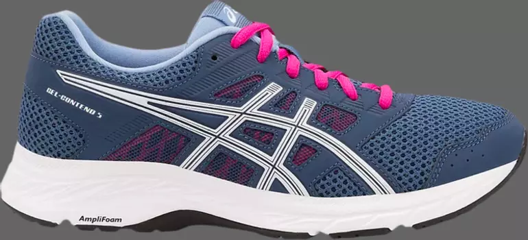 Лимитированные кроссовки wmns gel contend 5 'grand shark' Asics, синий