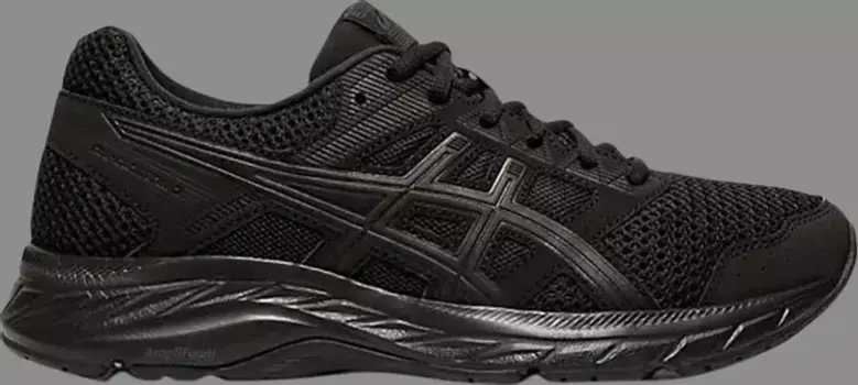 Лимитированные кроссовки wmns gel contend 5 'black' Asics, черный