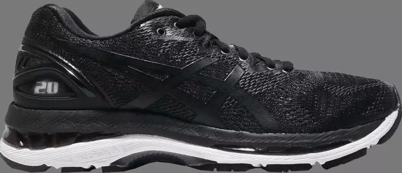 Лимитированные кроссовки wmns gel nimbus 20 'crabon' Asics, черный