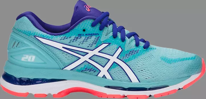 Лимитированные кроссовки wmns gel nimbus 20 'porcelain blue' Asics, синий