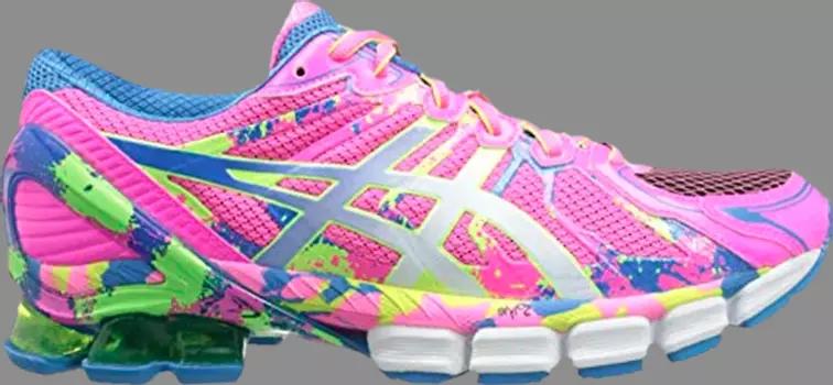 Лимитированные кроссовки wmns gel sendai 2 'hot pink camo' Asics, розовый