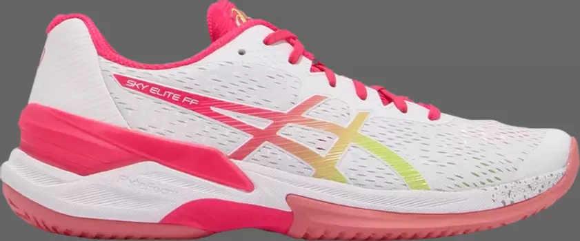 Лимитированные кроссовки wmns sky elite ff 'white laser pink' Asics, белый