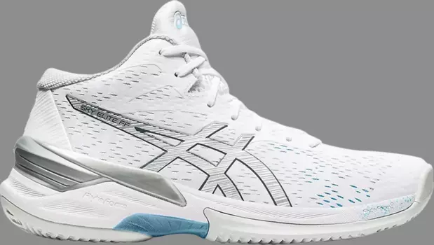 Лимитированные кроссовки wmns sky elite ff mt 'white pure silver' Asics, белый