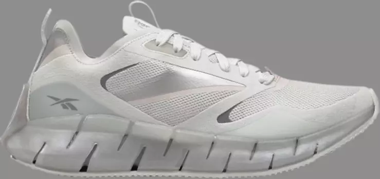 Лимитированные кроссовки wmns zig kinetica horizon 'monochromatic - true grey' Reebok, серый