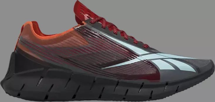 Лимитированные кроссовки zig 3d storm 'cold grey' Reebok, серый