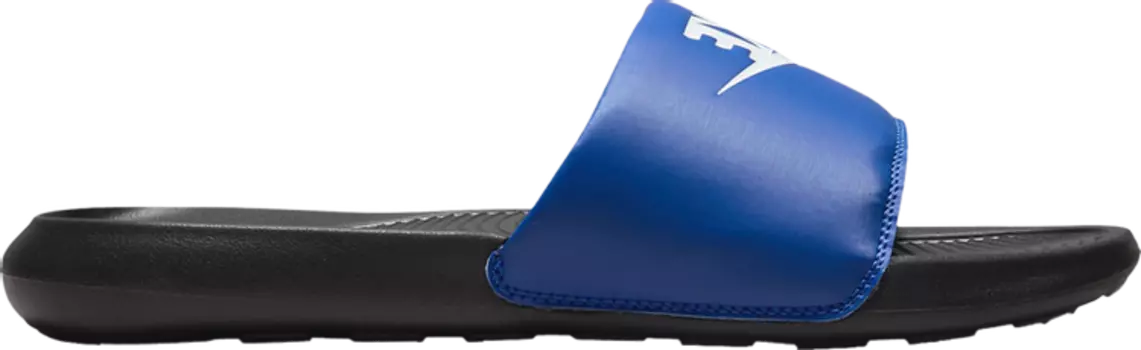 Лимитированные сандали Nike Victori One Slide 'Black Racer Blue', синий