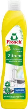 Лимонное очищающее молочко для кухни и усилителя Ванна 500мл Frosch