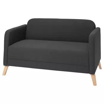 ЛИНАНЭС 2-местный диван, Виссле темно-серый LINANAS IKEA