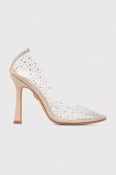 Линда Даймонд на каблуках Buffalo, прозрачный