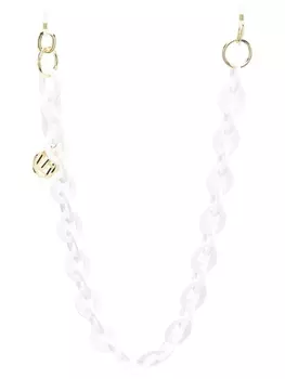 Linda Farrow массивная цепочка для очков, белый