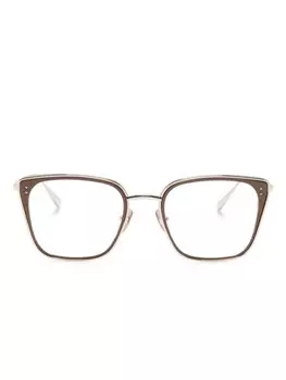 Linda Farrow очки Hans в оправе 'кошачий глаз', золотой