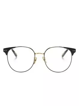 Linda Farrow очки Spence в круглой оправе, золотой