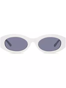 Linda Farrow солнцезащитные очки из коллаборации с Linda Farrow, белый