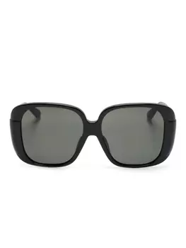 Linda Farrow солнцезащитные очки Mima в квадратной оправе, черный