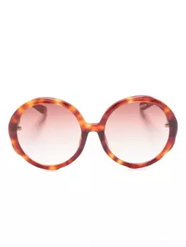 Linda Farrow солнцезащитные очки Otavia, коричневый