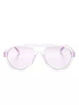 Linda Farrow солнцезащитные очки-пилоты Jurgen, фиолетовый