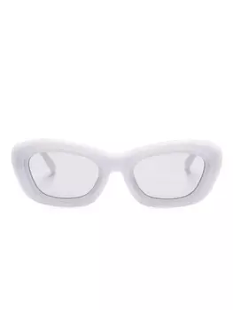 Linda Farrow солнцезащитные очки Rania из коллаборации с The Attico, серый