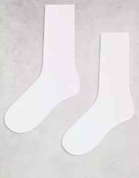 lindex 2 пары жаккардовых носков белого цвета