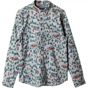 Линдин рубашка Kavu, цвет sasquatch trails