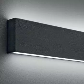 Linea Light Box W2 Светодиодный настенный светильник среднего размера, серый
