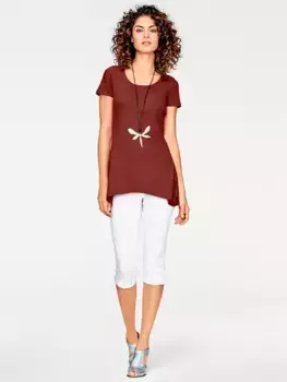 LINEA TESINI by Heine длинная рубашка "длинная рубашка", красный