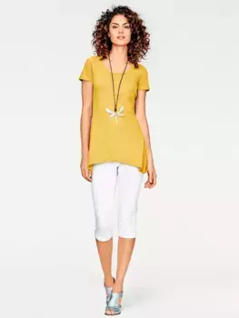 LINEA TESINI by Heine длинная рубашка "длинная рубашка", желтый