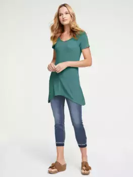 LINEA TESINI by Heine длинная рубашка "длинная рубашка", изумрудный