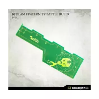 Линейка битвы Бедламского братства - зеленая, Glues & Accessories (Kromlech)