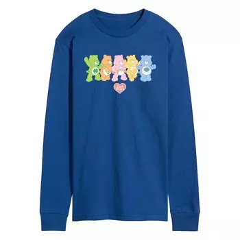 Линейка мужской одежды Care Bears с длинным рукавом Licensed Character, цвет Royal Blue