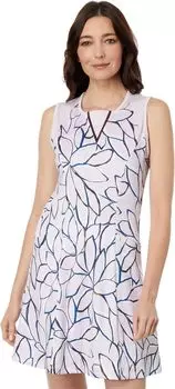 Линейное платье без рукавов с цветочным принтом Callaway, цвет Pink Nectar