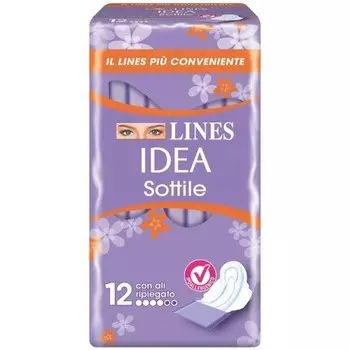 LINES Idea Тонкие ежедневные подушечки с крылышками S-Line
