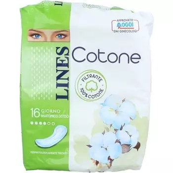 Lines Неультраанатомические хлопковые спреды, 16 шт. Fater Spa