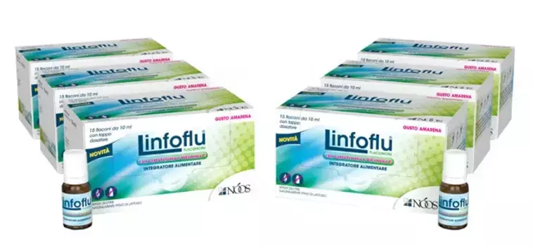 Linfoflu PROMO Multipack 6x15 флаконов Добавка для иммунной защиты