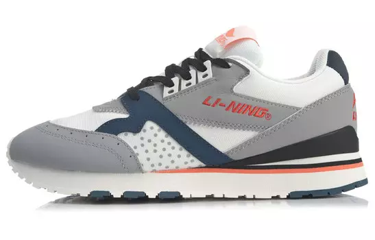 LINING 001 Lifestyle Shoes Men Low-top Gray/White