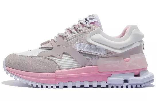LiNing 001 Lifestyle Shoes Women's Low-top Off-white/silent Purple