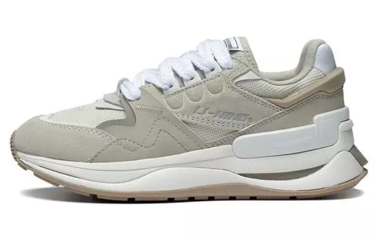 LINING 001 Lifestyle Shoes Women's Low-top Gray/White