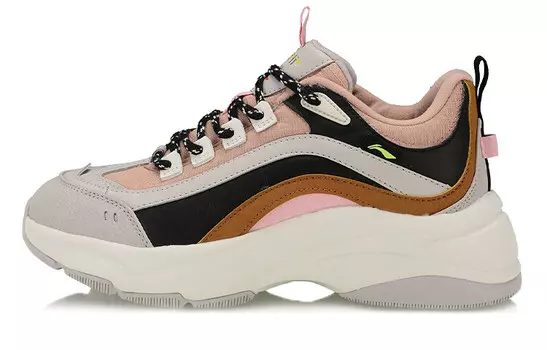 LINING Aurora WindWalker Lifestyle Shoes Women's Low-top Black/grey/brown