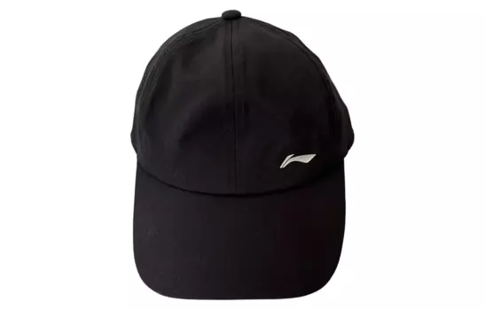 LINING Бейсболка унисекс из полиамида, эластана и полиэстера с подкладкой, черная