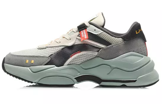 LINING Candle Dragon Lifestyle Shoes Men Low-top Gray/Black