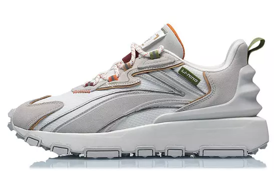 LINING Candle Dragon Lifestyle Shoes Men Low-top White/Gray