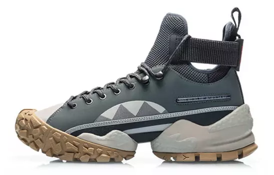 LINING CF Lifestyle Shoes Men High-top Dark Gray