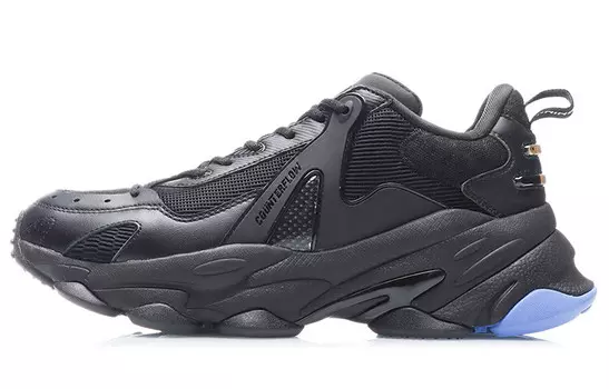 LINING CF Lifestyle Shoes Men Low-top Black/Blue