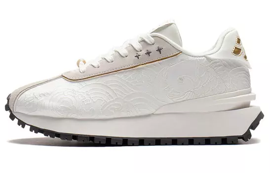 LINING CF Lifestyle Shoes Men Low-top Mist White