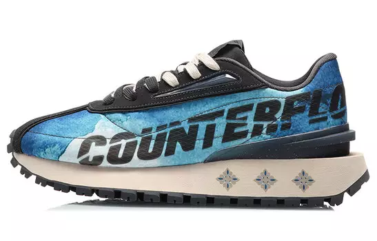 LINING CF Lifestyle Shoes Men Low-top Blue/Black