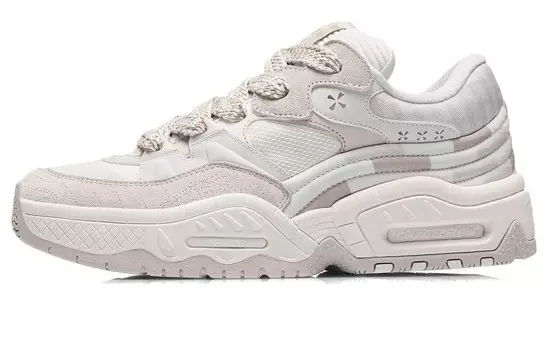 LINING CF Lifestyle Shoes Men Low-top Cloud White / White Sand Gray